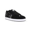 Sneaker DC SHOES "Net", Gr. 9(42), schwarz, monogram, 52.5% Leder, 47.5% Synthetikmaterial, Schuhe