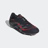 Fußballschuh ADIDAS PERFORMANCE "PREDATOR PRO FG", Gr. 43, core schwarz, grau four, lucid rot, Synthetik, sportlich, Schuhe