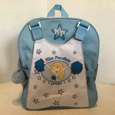 Disney Accessories | Disney Kim Possible Small Backpack Book Bag Cheer Cheerleading Sport | Color: Blue | Size: Osbb