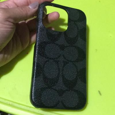 Coach Cell Phones & Accessories | Coach Black Iphone Case With Textured Design | Color: Black | Size: Os