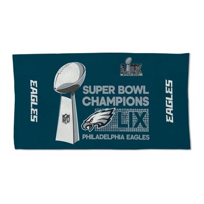 Philadelphia Eagles Super Bowl Meister 2 Sided On Field/Locker Room Jubelhandtuch Image