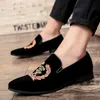Herren Wildleder Leder Slipper Herren lässig Stickerei Mokassins Oxfords Schuhe Mann Party Fahr wohnungen Eur Größen 45 Zapatos Hombre