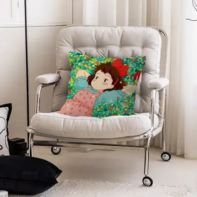 Cartoon Anime Totoro Chihiros Personalisierte Kissenbezug Kinder Schlafzimmer Wild Party Dekor Image