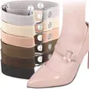 1 Paar elastische Schuh riemen High Heels halten rutsch feste elegante Perle Schuh gürtel Mode Schuhe Band Schuh zubehör Frauen