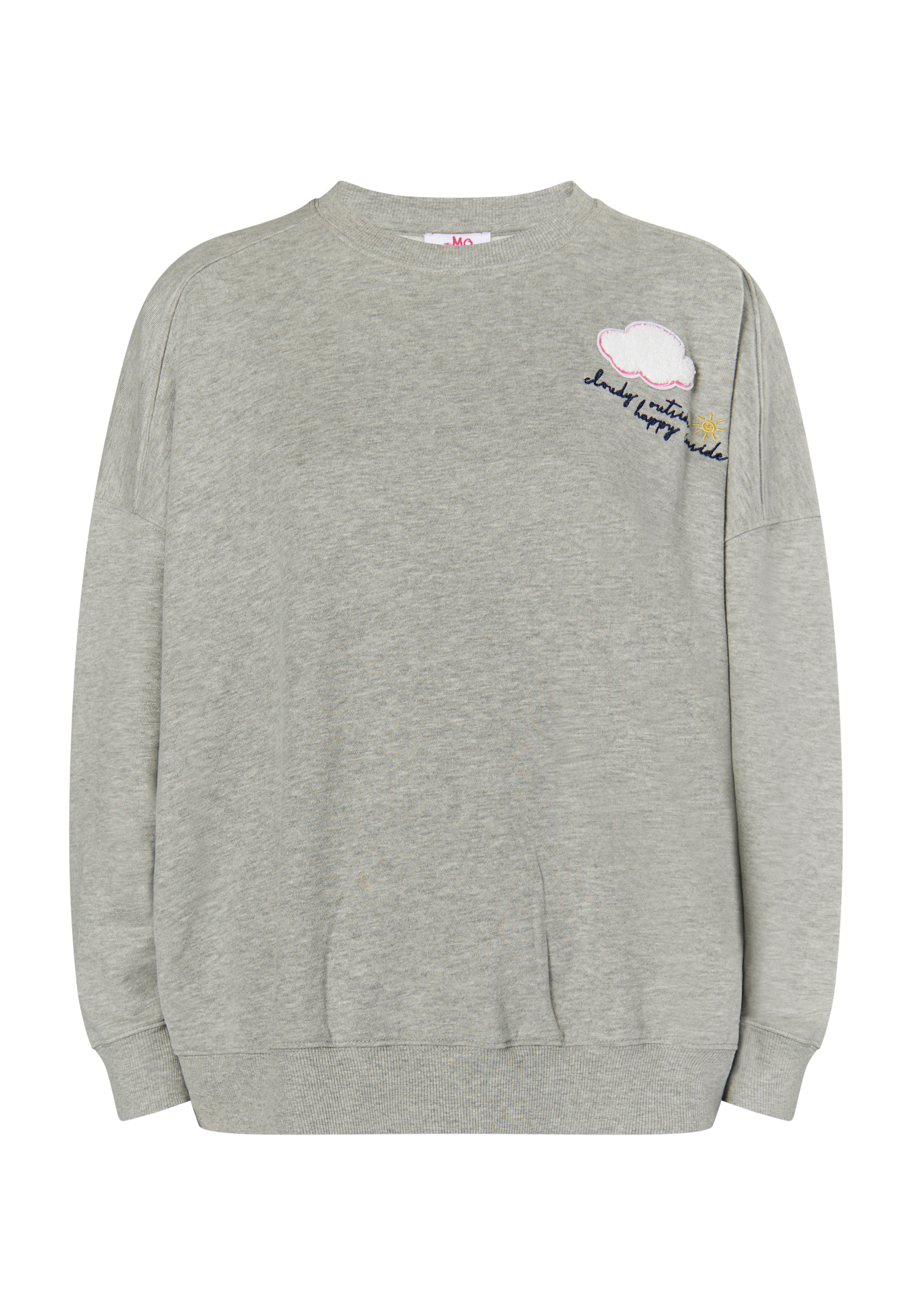 Mymo Sweatshirt kurz Damen grau melange Image