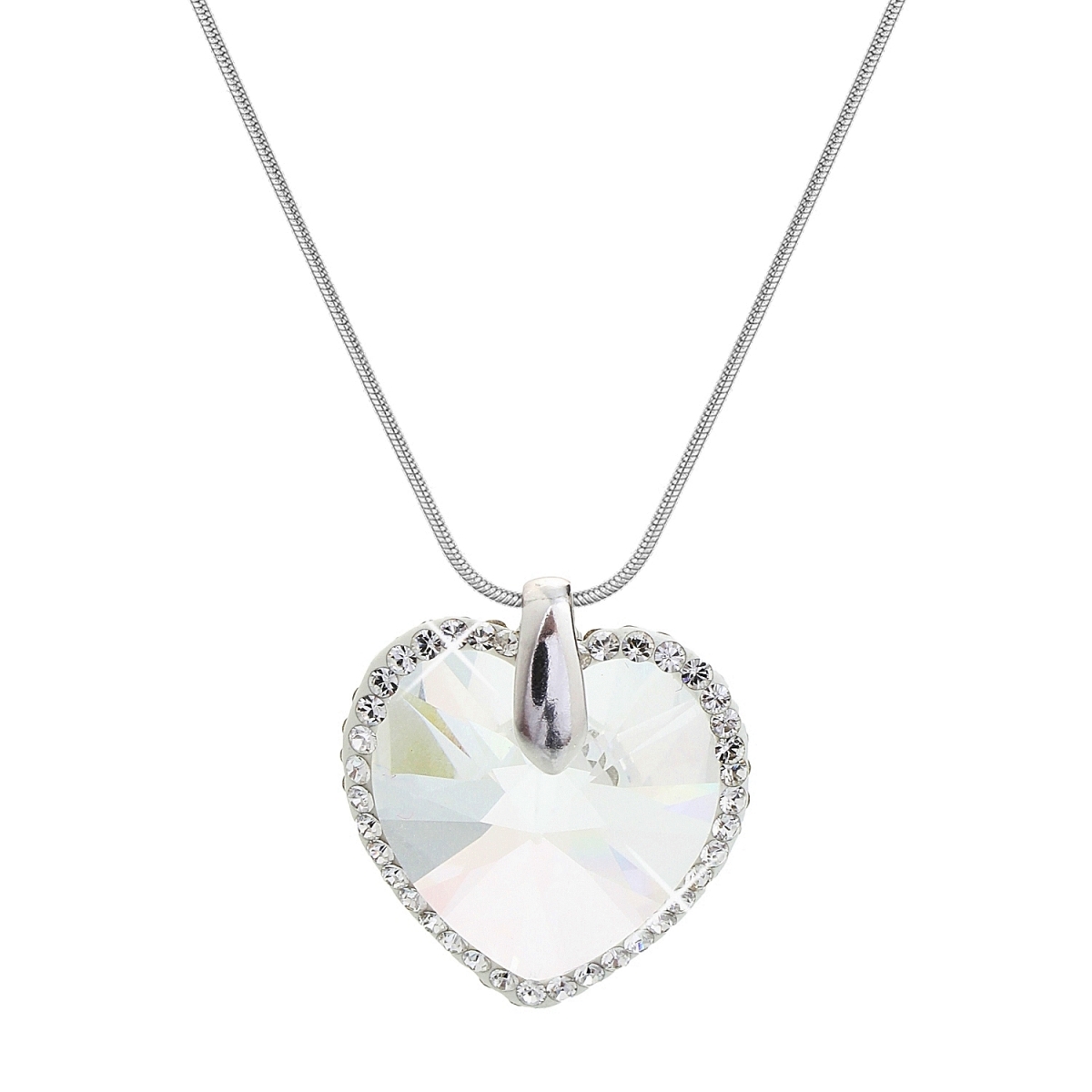 Herz-Halskette mit Swarovski-Kristallen Image