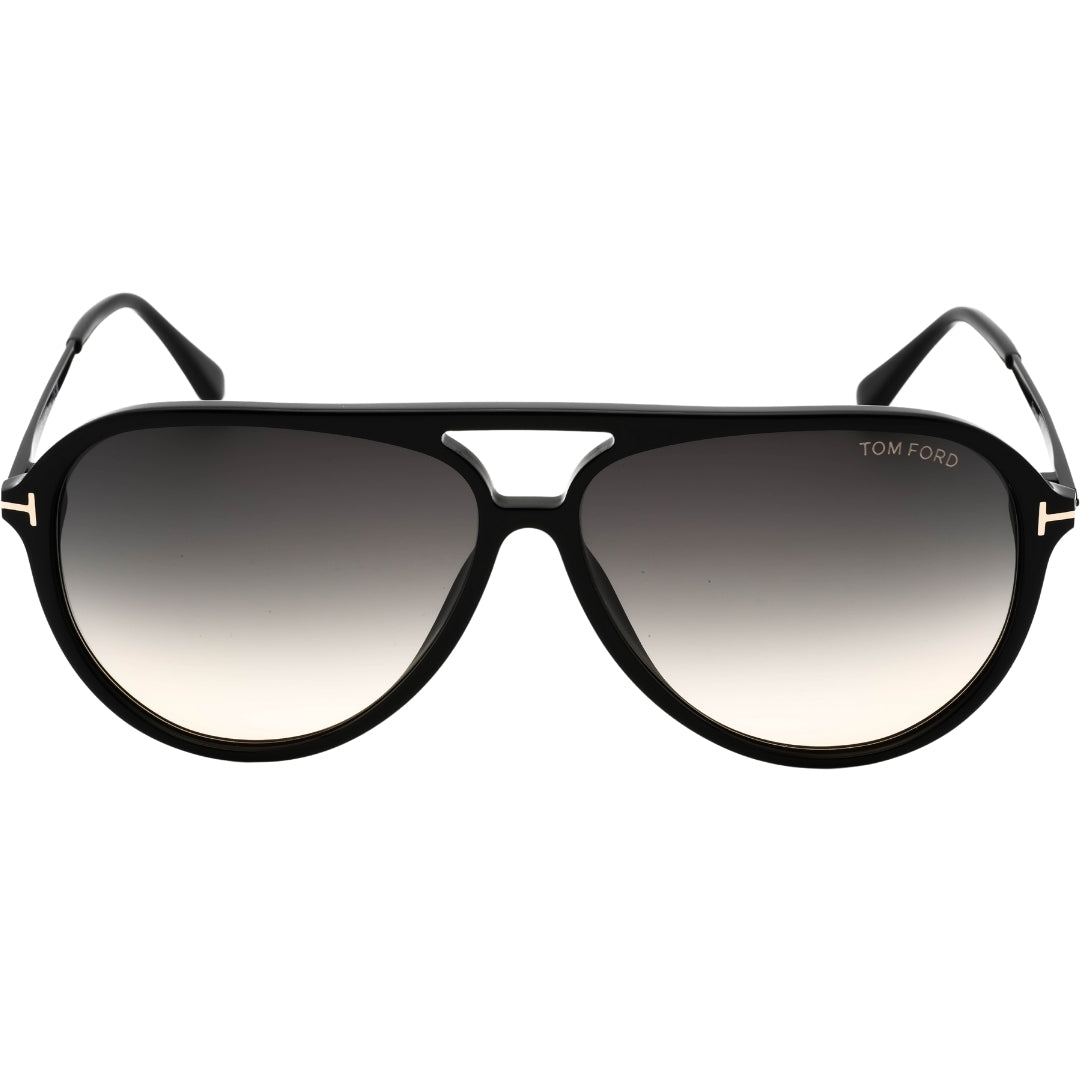 Tom Ford Samson glanzend schwarze Sonnenbrille Image