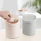 Mini Waste Bin Trash Can with Cover Desktop Garbage Basket Roll Swing Lid Small Dustbin Household Office Storage Accessories