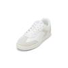 Sneaker MARC O'POLO "mit Farbakzenten", Damen, Gr. 37, weiß, Obermaterial: 100% Leder, unifarben, Schuhe