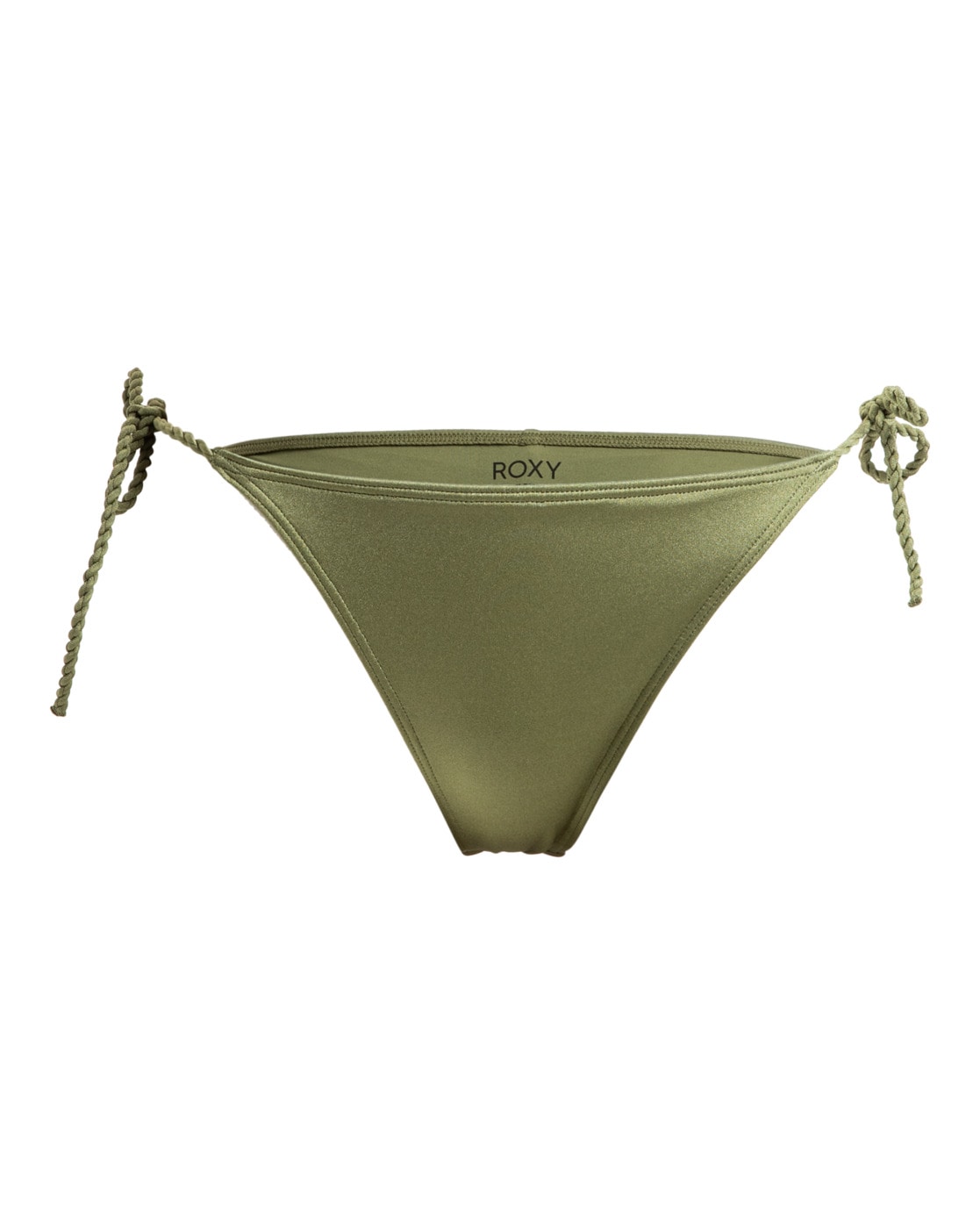 Bikini-Hose ROXY "Brilho", Damen, Gr. M, US-Größen, grün (loden grün), 82% Nylon, 18% Elasthan, Badehosen Bikini-Hose