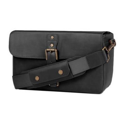 MegaGear Leather Camera Bag for Mirrorless, Instant, DSLR Cameras (Black) MG1524