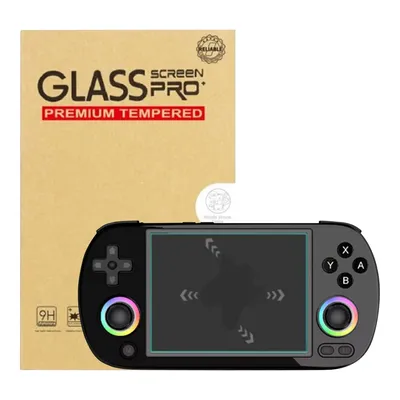 HD gehärtetes Glas Schutz folie für anbernic rg40xx h Spiele konsole Displays chutz folie/Eva Hard Image