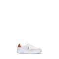 CALVIN KLEIN JEANS Sneaker donna bianca/toscana in pelle