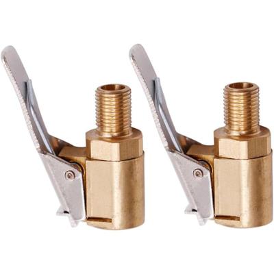 Ahlsen - Kabelloser Auto-Reifenfüller, 2er-Pack Druckluftfutter mit Clip-Adapter, Reifenfülldüse, Image