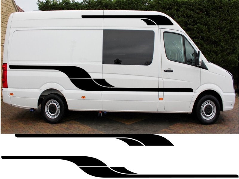 NEO01166 Camper 3M Decalcomanie in vinile Grafica Adesivi Strisce Set Camper Fiat Ducato