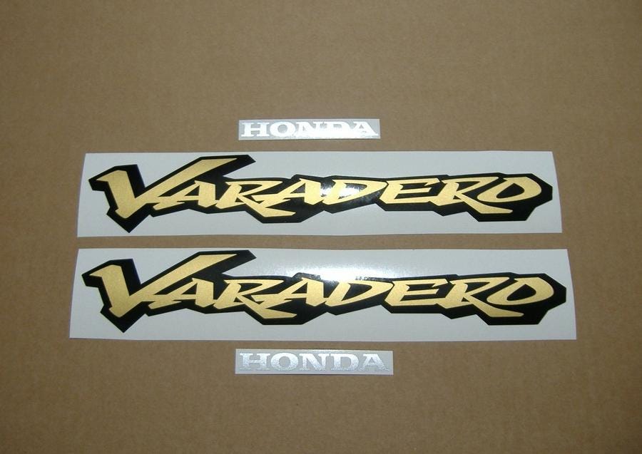 Kit completo di adesivi replica aftermarket per Varadero XL 125V 2000-2003, set di grafiche di ricambio, riproduzione, restauro, logo.