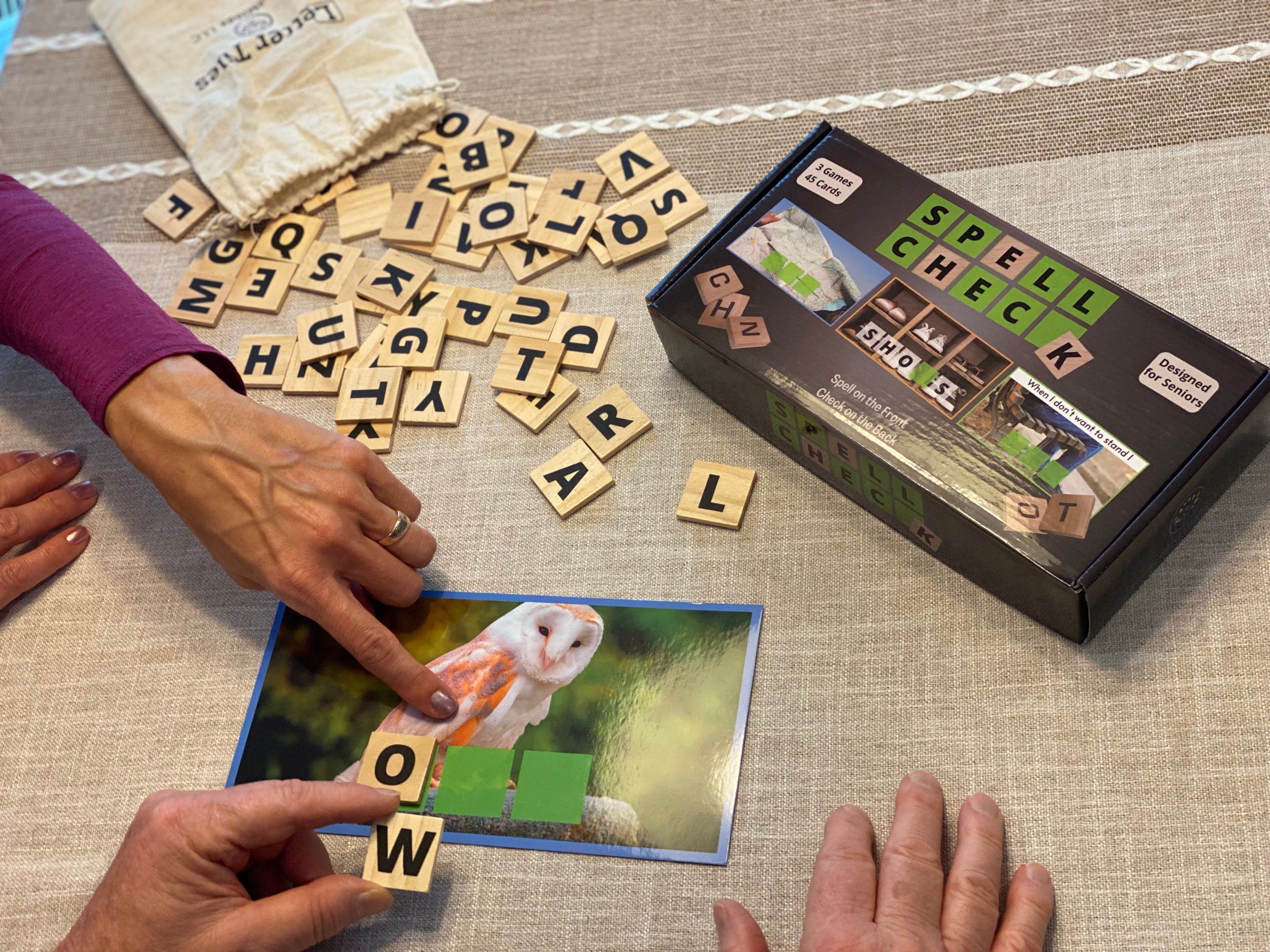 Controllo ortografico - Gioco di parole per anziani / Attività sulla demenza / Gioco di ortografia / Gioco sull'Alzheimer / Regalo per la demenza / At