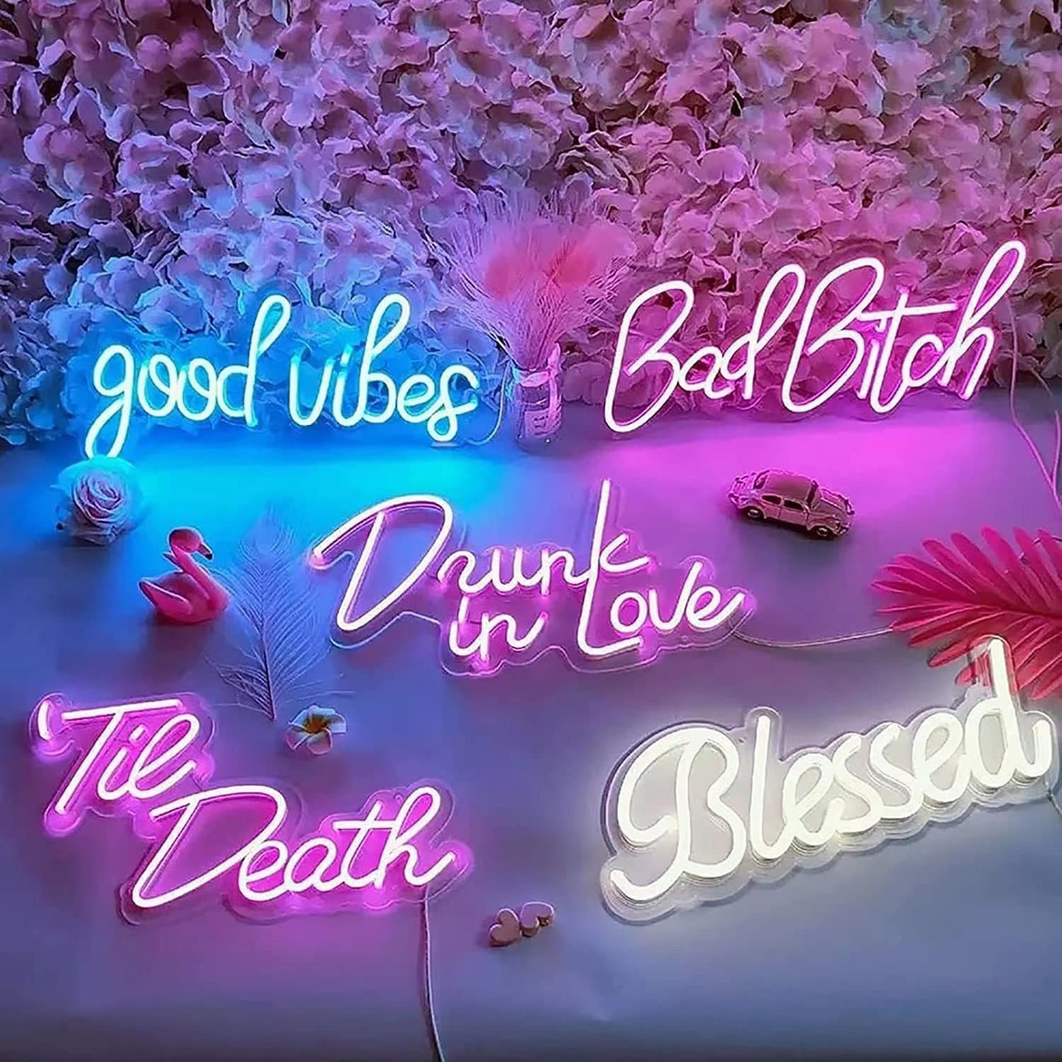 Insegna al neon personalizzata / Insegna al neon / Insegna al neon per matrimoni / Insegna al neon a LED / Insegna al neon con nome / Insegne al neon