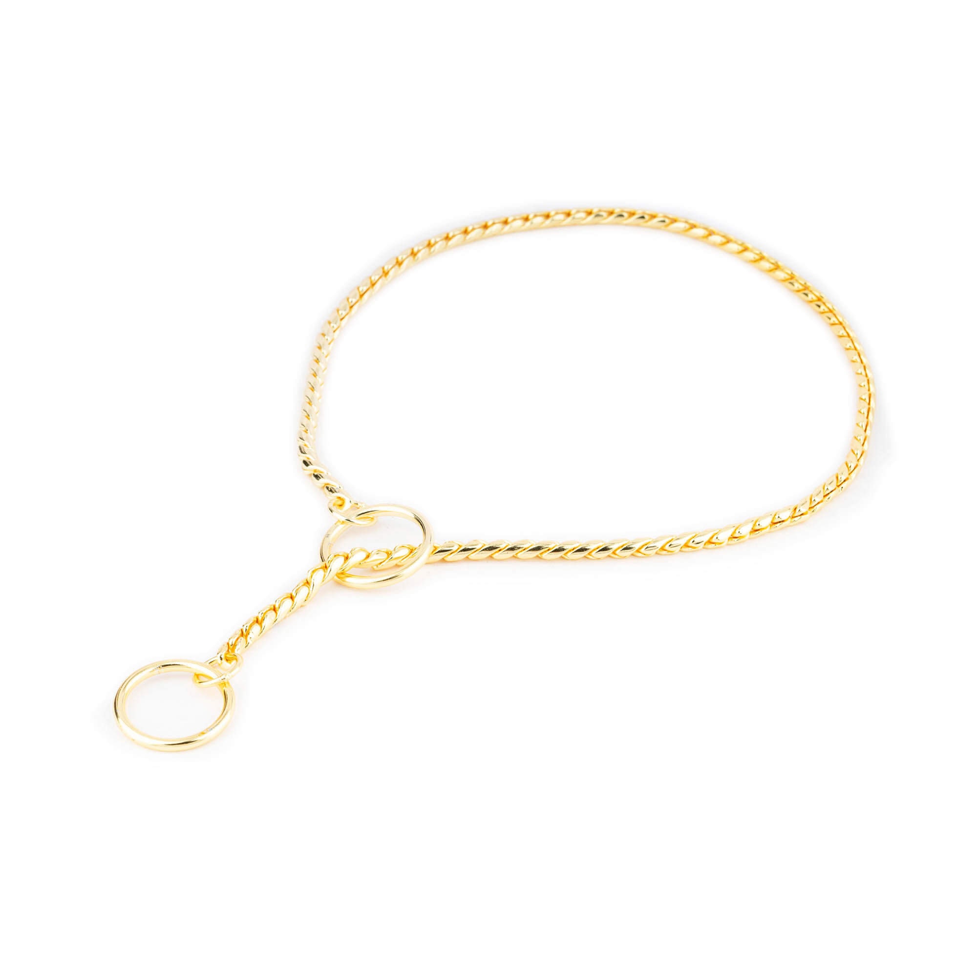Collari a catena di serpenti - Collare per cani a catena d'oro da 5 mm - Collare a catena di serpenti - Collare choker - Collare per cani d'oro - Otto