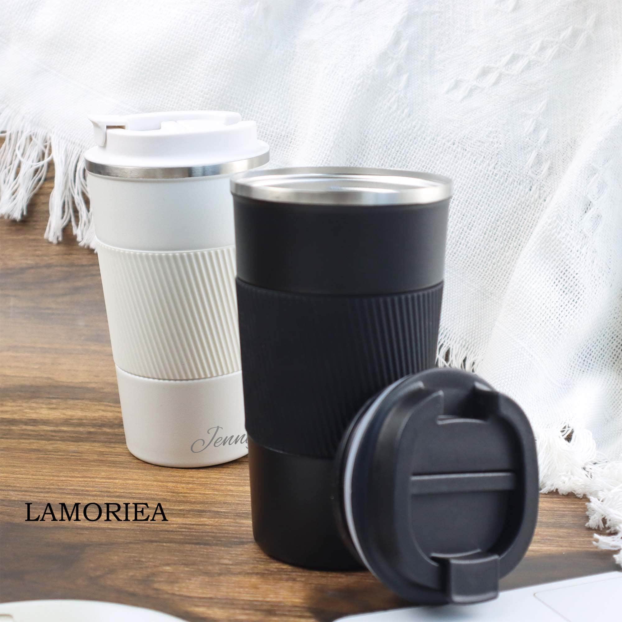 Tazza da caffè personalizzata Tazza da caffè da viaggio Tazza isolata in acciaio inossidabile Tazza da viaggio riutilizzabile Tazza in acciaio inossid