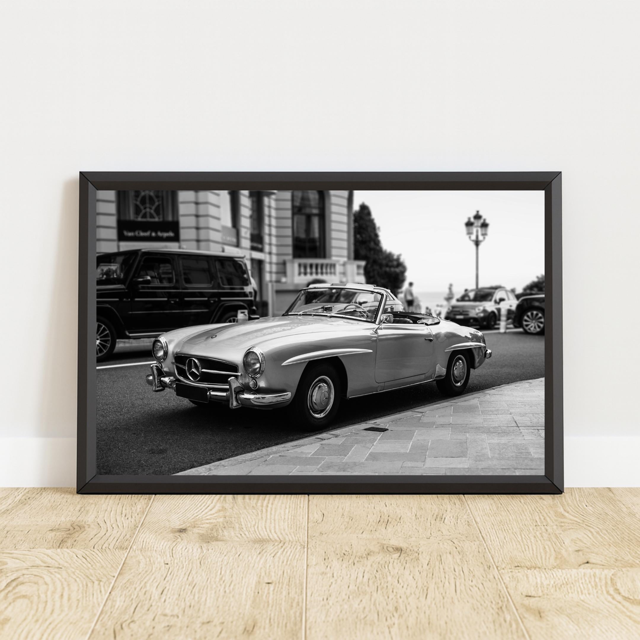 Poster di auto d'epoca, stampa di auto d'epoca, arte murale di auto d'epoca, arte murale di auto d'epoca, poster di auto d'epoca, poster di auto iconi