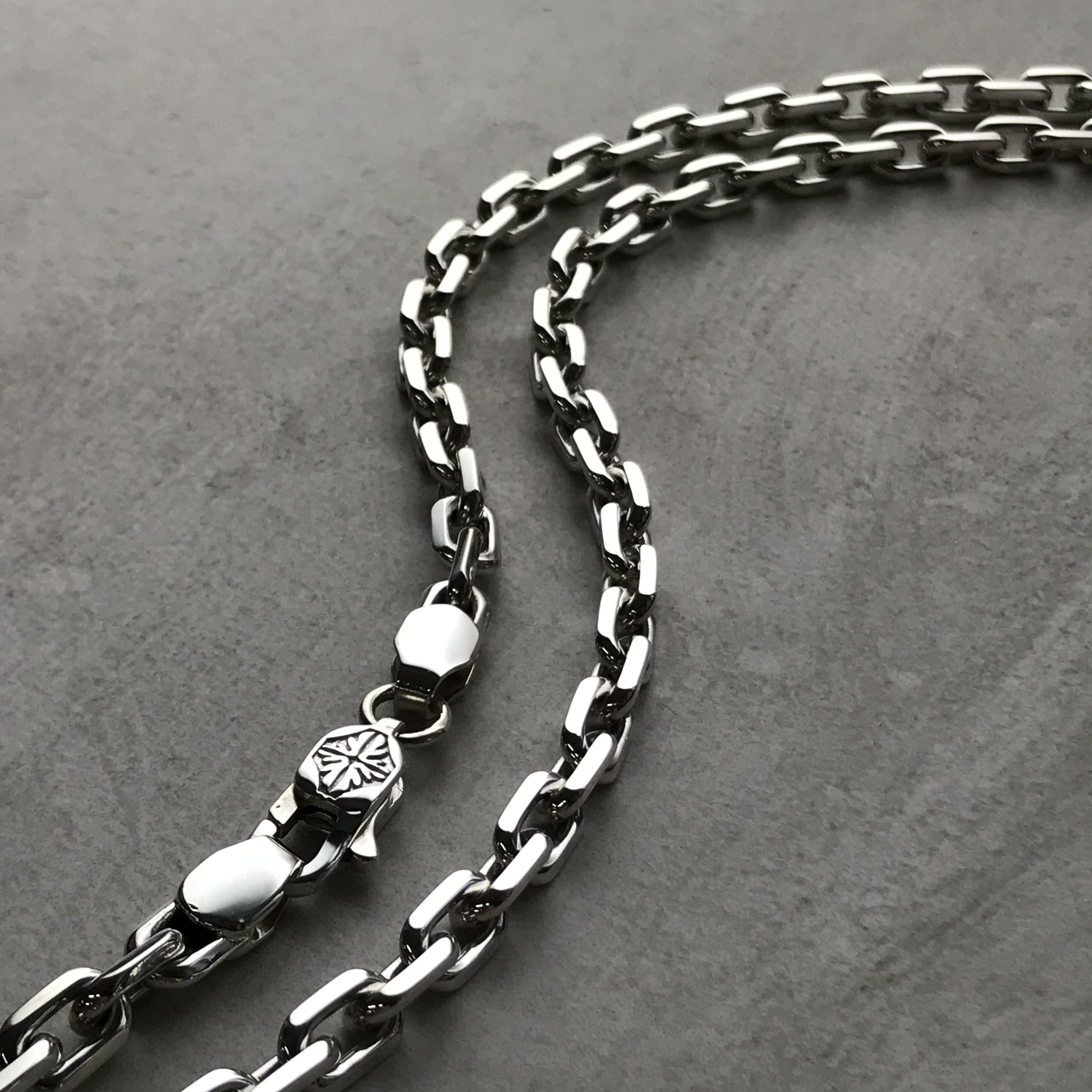 collana da uomo in argento sterling, collana con iniziale in argento, collana in argento ossidato, catena in argento sterling, ciondolo per collana in