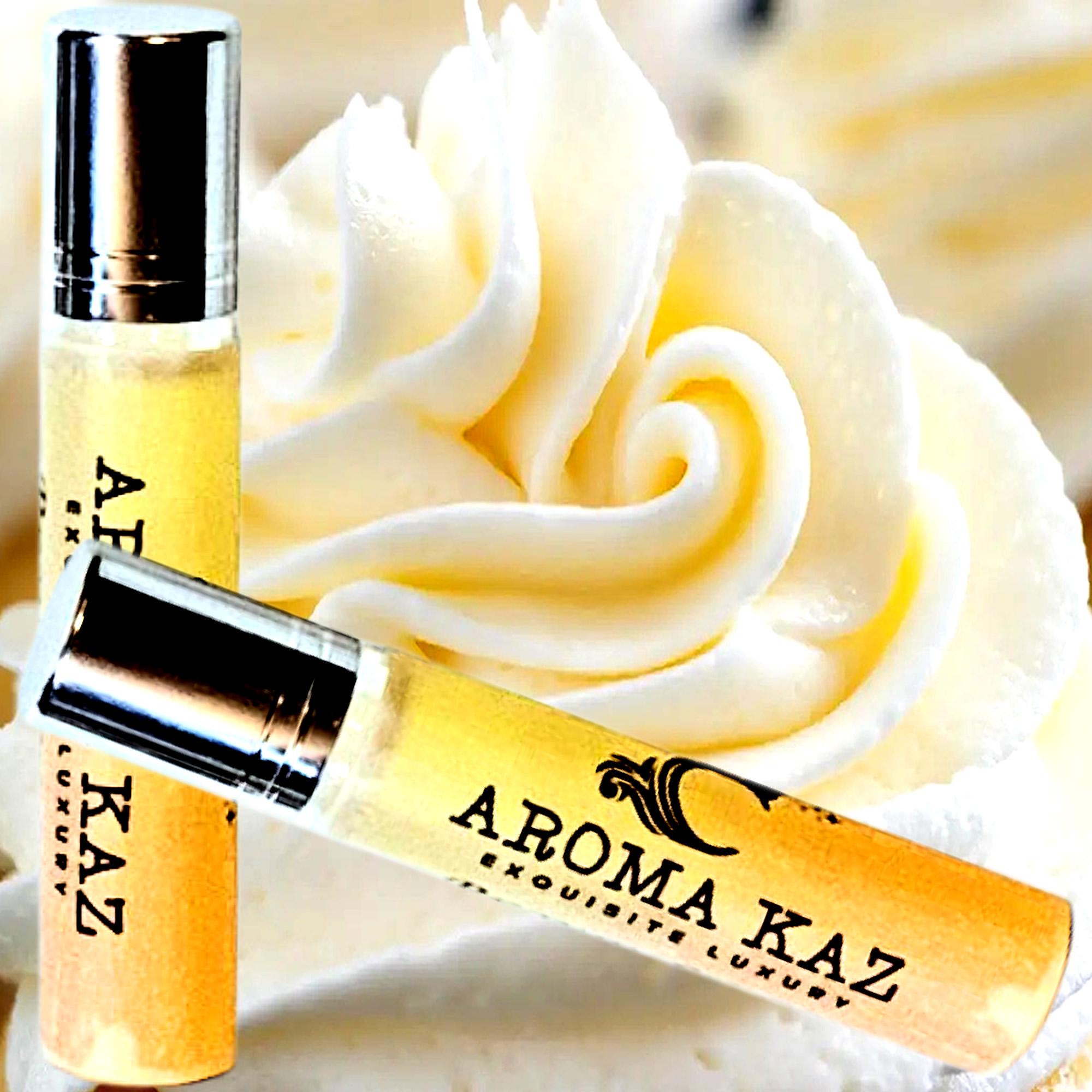 Olio profumato roll-on alla vaniglia Buttercream - Vegano, senza alcol, cruelty-free