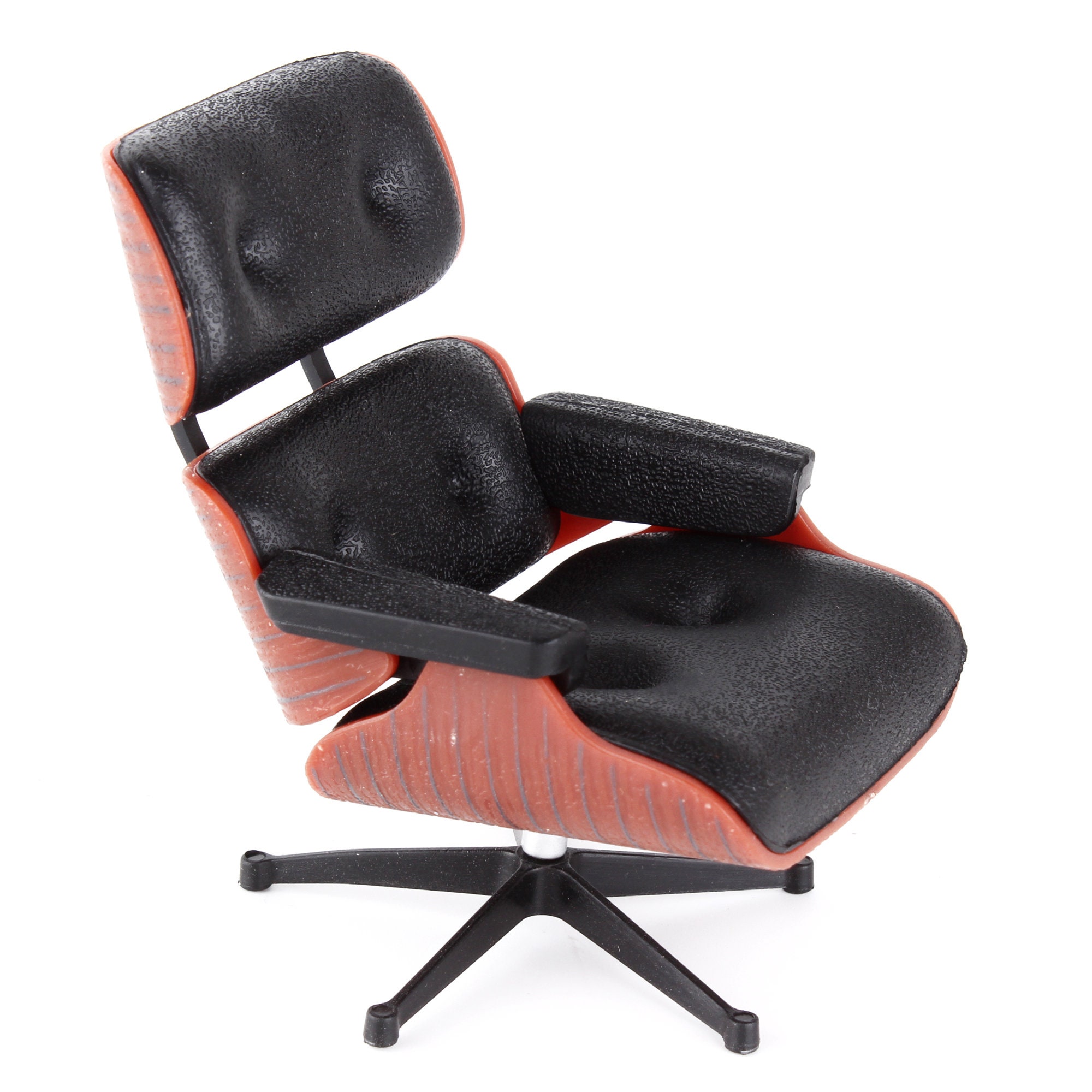 Sedia girevole da ufficio per casa delle bambole in scala 1:12 Mobili in miniatura Mini sedia da scrivania da ufficio Mobili per bambole