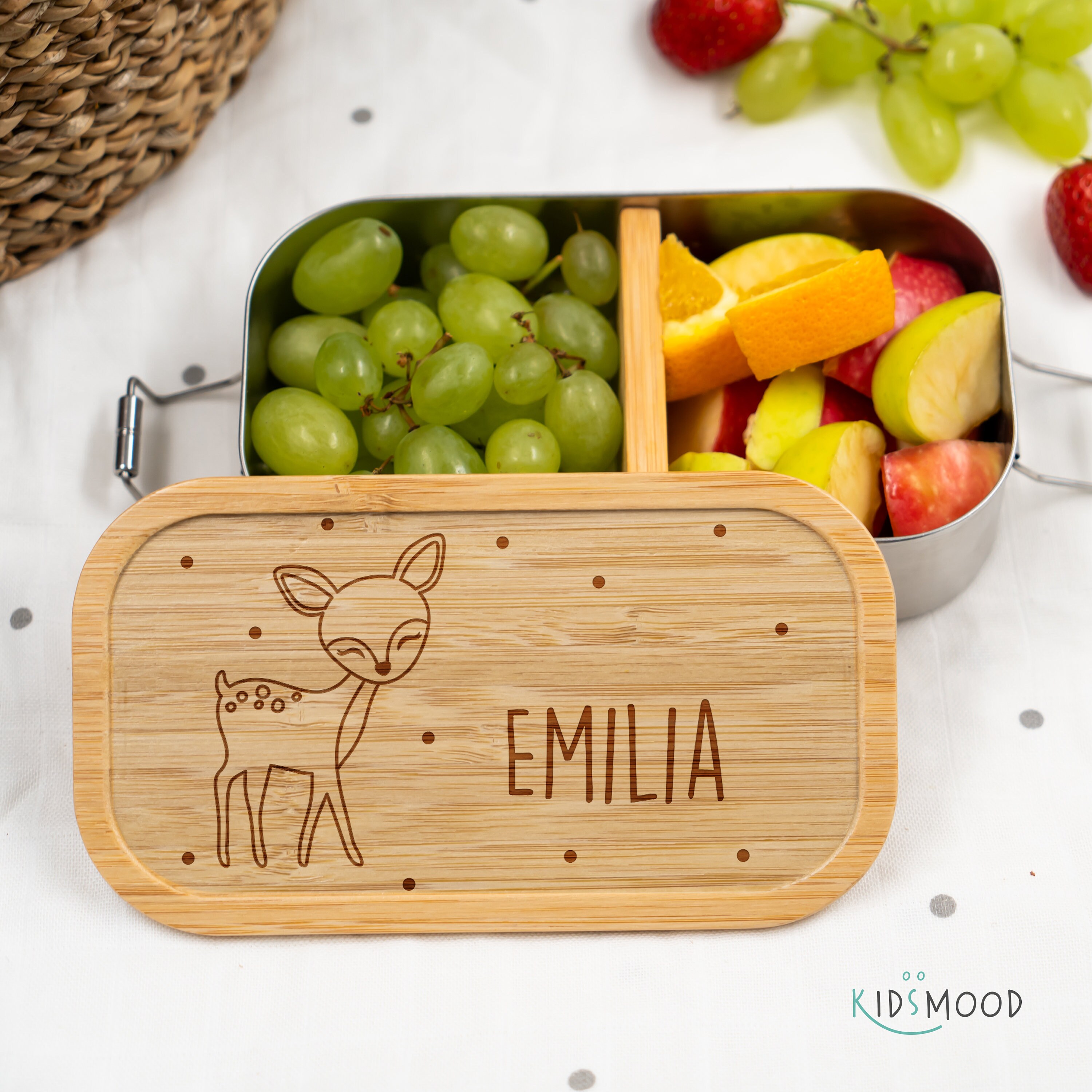 Lunch box personalizzato, lunch box per bambini, lunch box, Kidsmood, lunch box in acciaio inox, lunch box, bambini, neonato Lunch box personalizzato