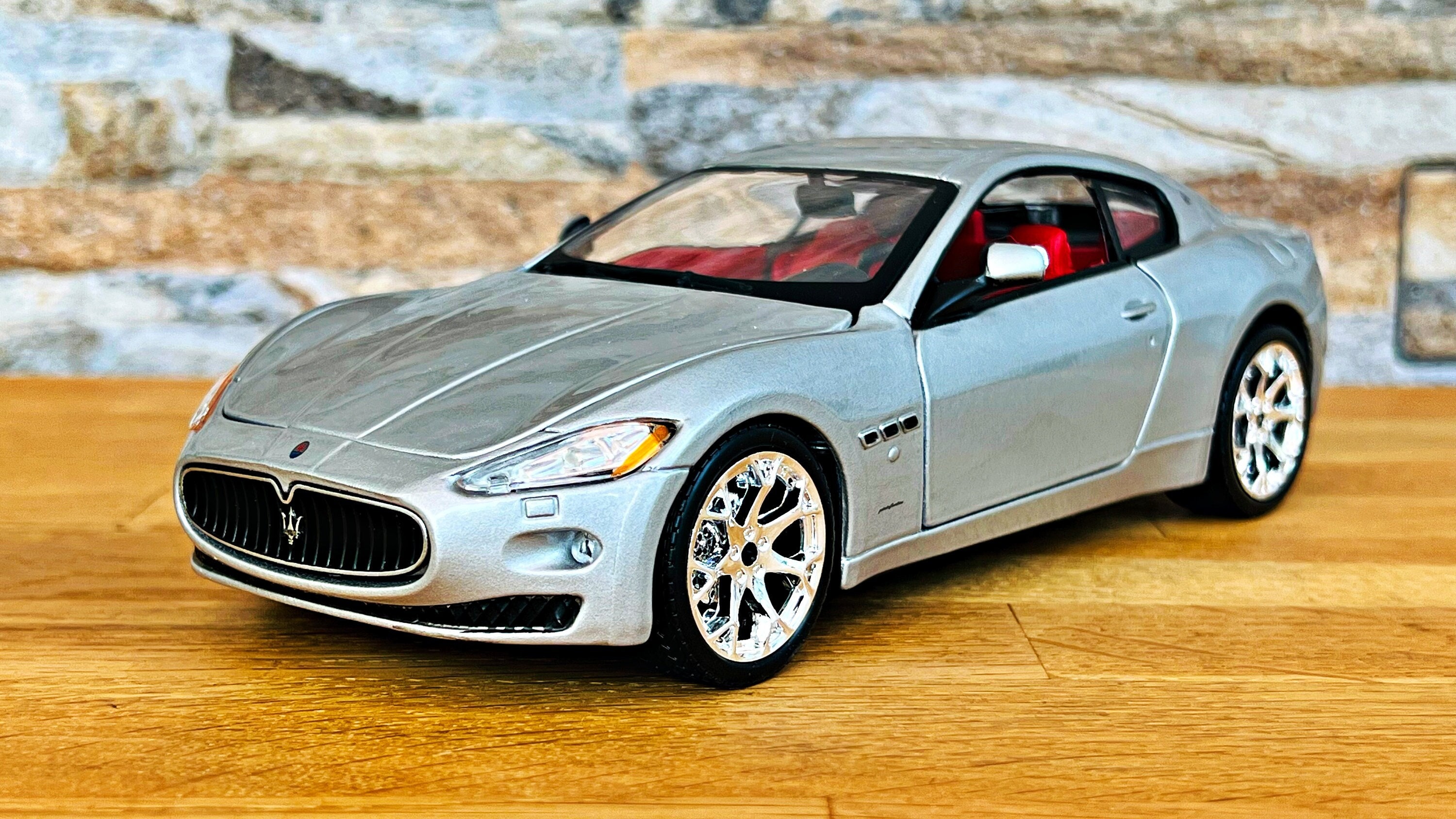 Maserati Gran Turismo 2008, Modello auto, Auto pressofusa in scala 1/24, Modello auto in scala 1:24, Modello auto in metallo, Auto da collezione press