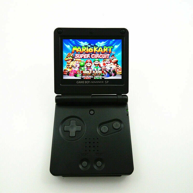 Nintendo Game Boy Advance GBA SP IPS Mod System 10 livelli di luminosità 101 nero