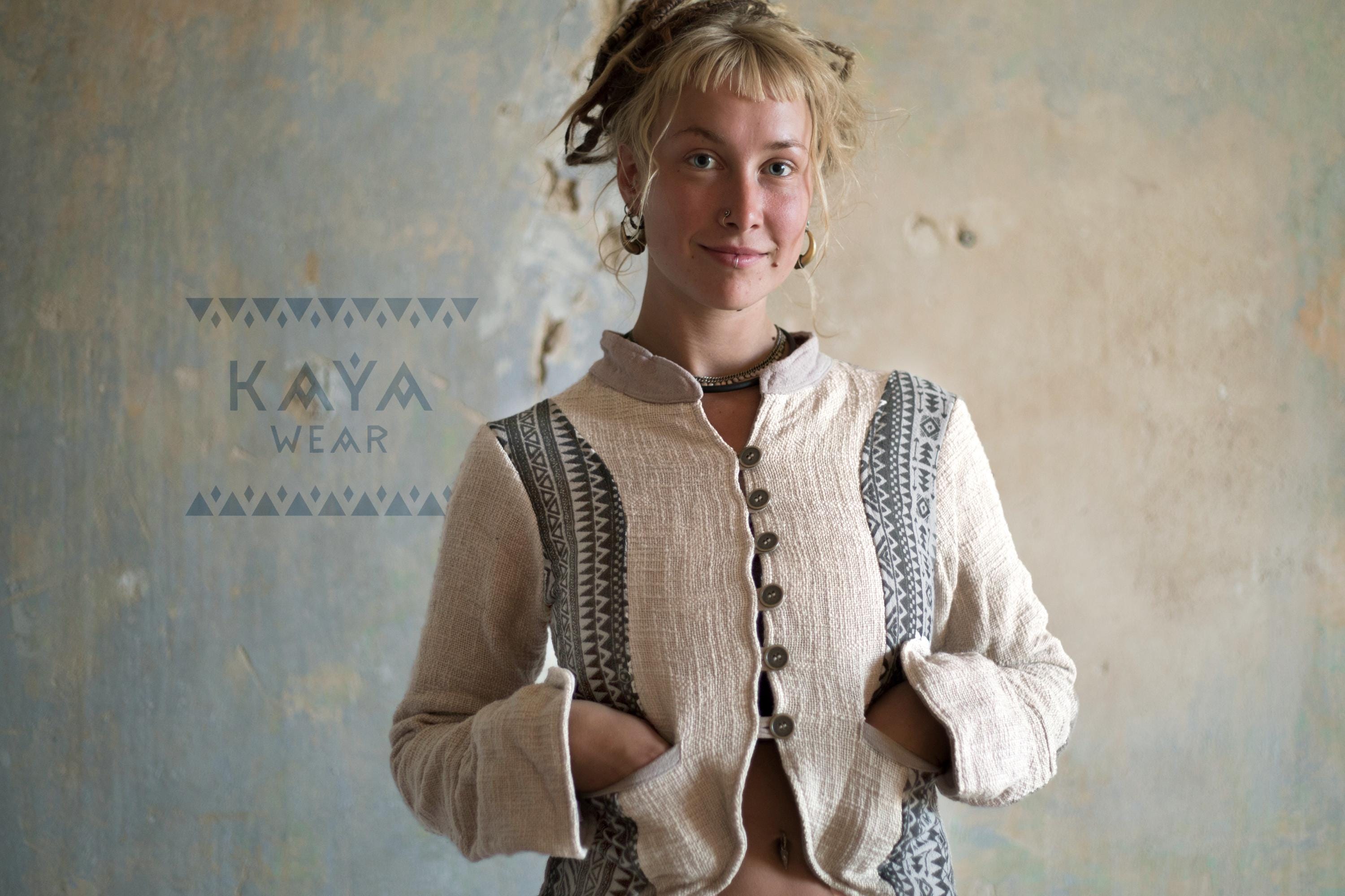 Giacca in cotone con stampa | Blazer | Boho