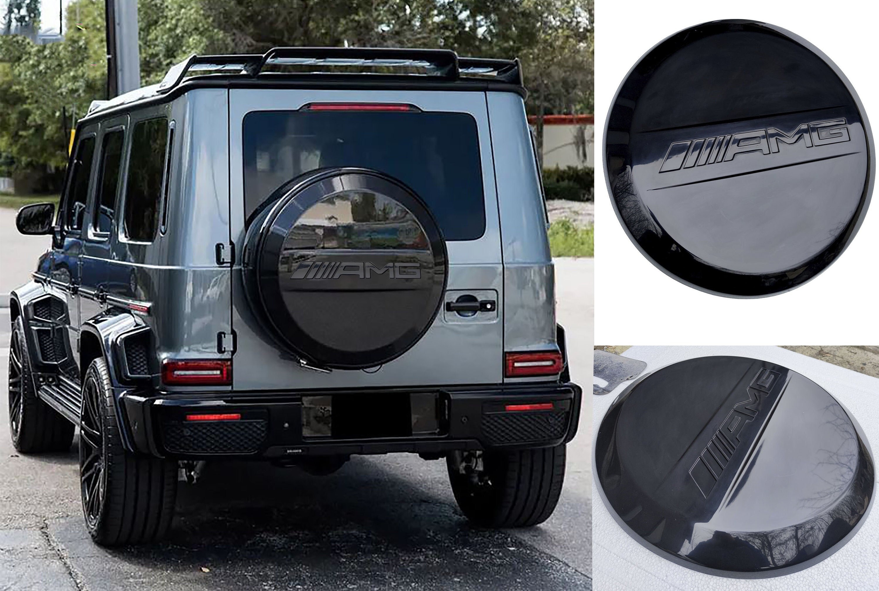 Portaoggetti posteriore AMG per Mercedes-Benz Classe G W463 W464 G500 G550 G55 G63 Portaoggetti posteriore