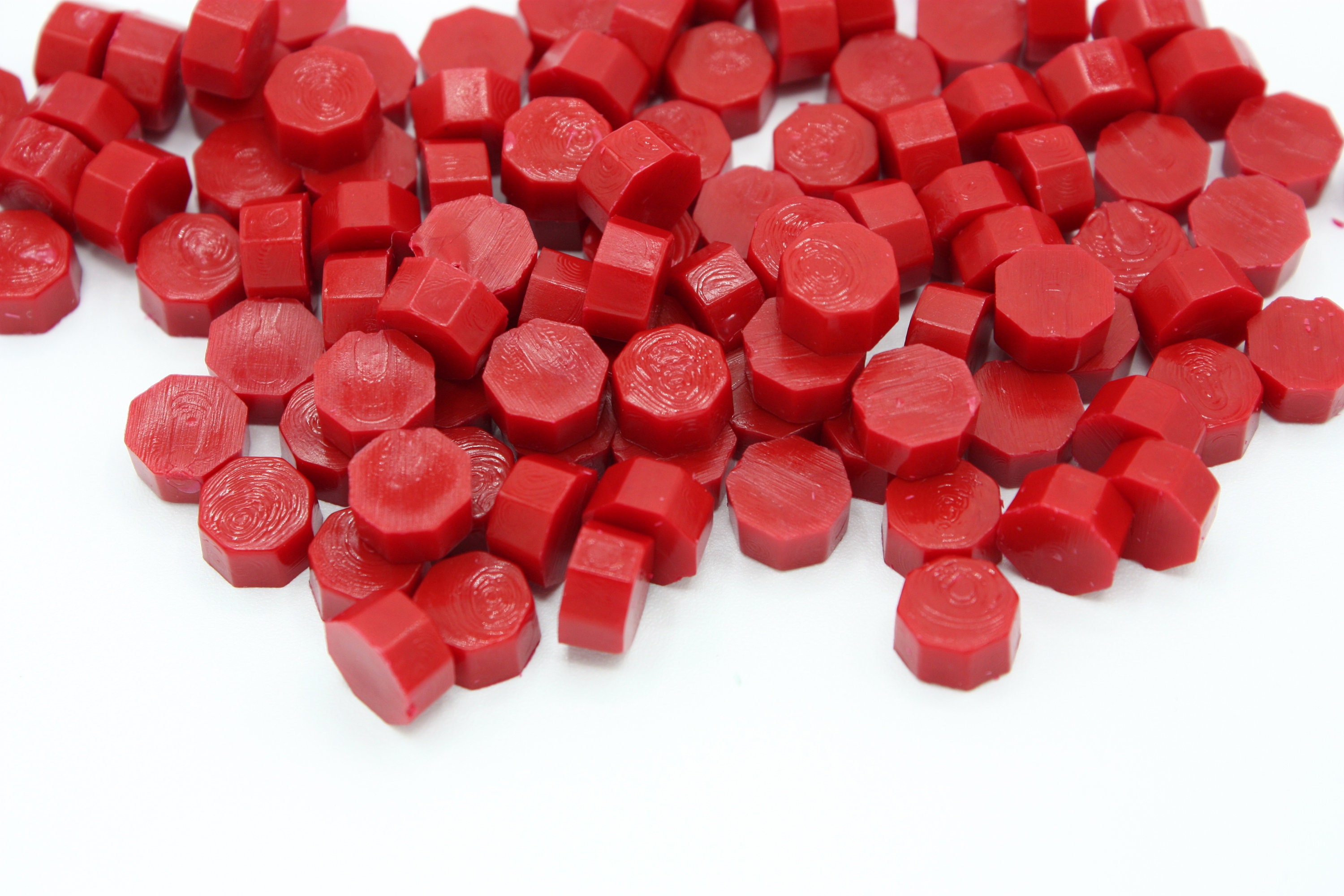 50 x perline di sigillo di cera rossa regale, sigillo di cera, timbro di cera, sigillo, sigilli di cera, artigianato in cera, cera fusa, sigillatura d