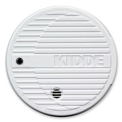Kidde Safety 440374 Smoke Alarm, Flashing LED, 9V Battery Included, white KID440374