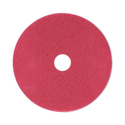 Boardwalk 4021RED Buffing Floor Pads, 21" Diameter, Red, 5/Carton - Case of 5 BWK4021RED