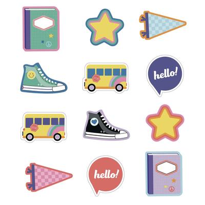 Carson-Dellosa Education Assorted Colorful Cut-Outs, 36-Piece Set, We Stick Together: Hello School, 6