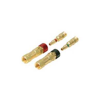 Western Enterprises Kwiklok OSHA Compliant Quick Connect, Brass, Inert Gas, Hose to Machine Set (312-QDB74)