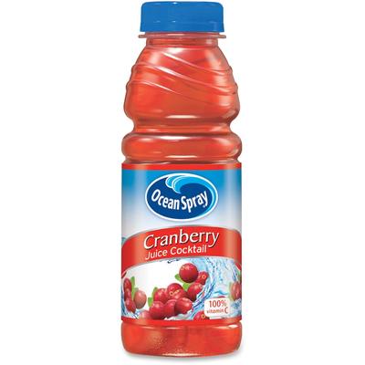 Ocean Spray 70191 Cranberry Juice, Plastic, 15.2oz., 12/CT, RD - Case of 12