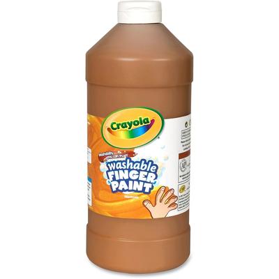 Crayola 551332007 Washable Finger Paint, 32oz., Brown