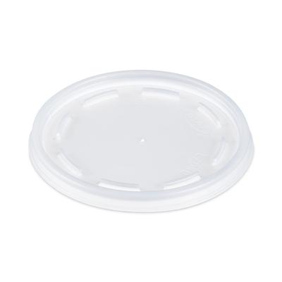 Dart Container 16JL Plastic Lids, Fits 12 - 24 oz Foam Cups, Translucent, 100/Pack, 10 Packs/Carton - Case of 1000