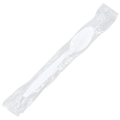 Individually Wrapped White Plastic Spoons, Case Of 1000 (PW109)