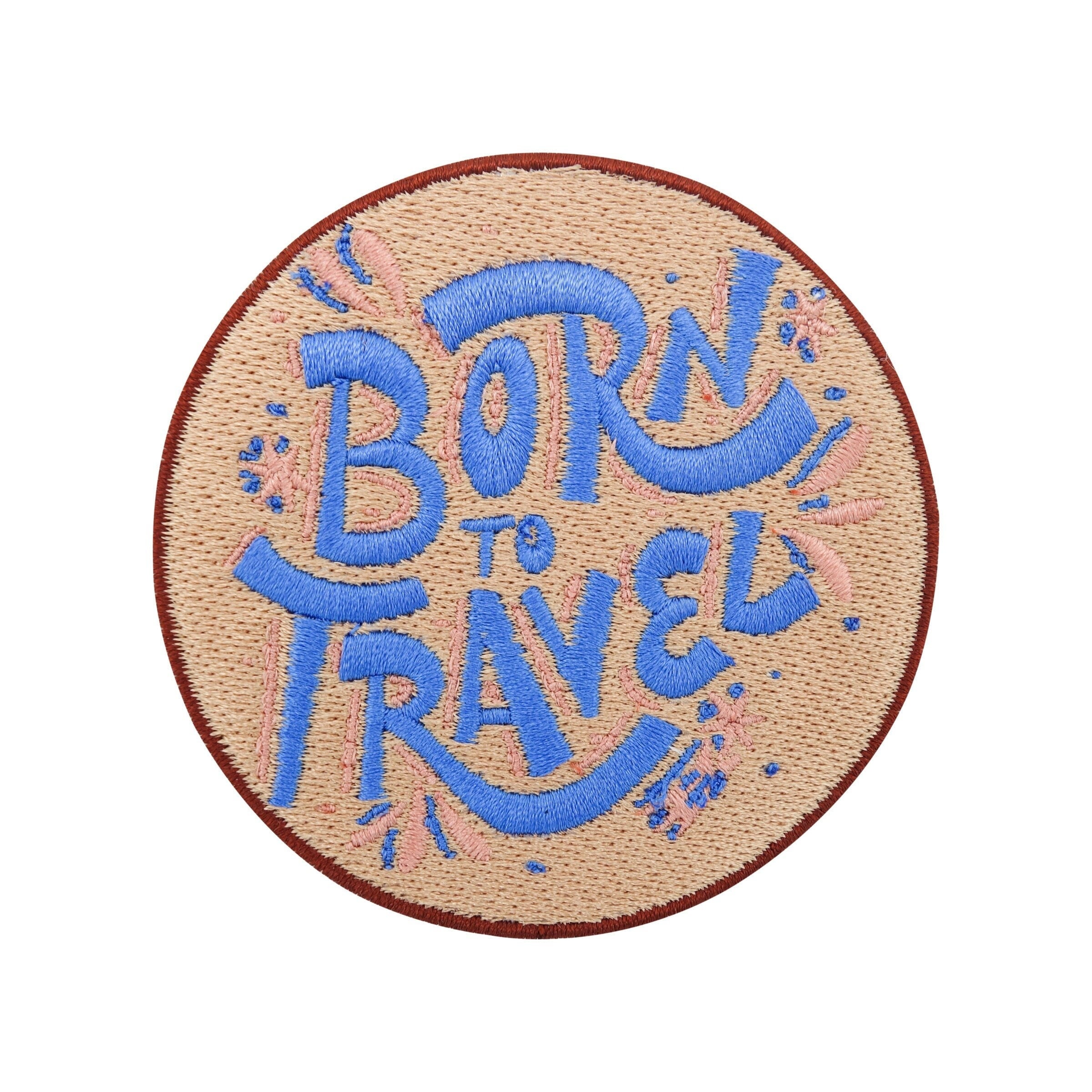 Toppa termoadesiva Born to Travel | Toppe per backpacker, toppe termoadesive per le vacanze, toppe da viaggio, toppe termoadesive da viaggio, toppa te