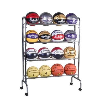 Champion Sports 16-Ball Basketball Rack, 53