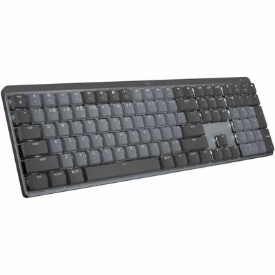 Logitech Mx Mechanical Wireless Illuminated Performance Keyboard (Linear) (Graphite) - Wireless Connectivity - Bluetooth/rf - 32.81 Ft - Chromeos - Pc, Mac