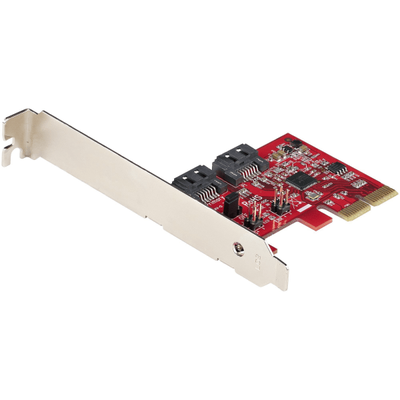 Startech.com Sata Pcie Card, 2 Port Pcie Sata Expansion Card, 6Gbps Sata, Pci Express To Sata Adapter, Sata Raid, Pcie To Sata Converter