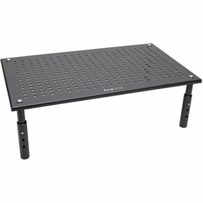 Tripp Lite Monitor Riser Stand Desktop Metal Adjustable Black 18X11 - Monitor Stand - Desktop - Black