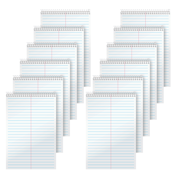 Tops Steno Books, 6" X 9", Gregg Ruled, 80 Sheets, Pack Of 12 Steno Books
