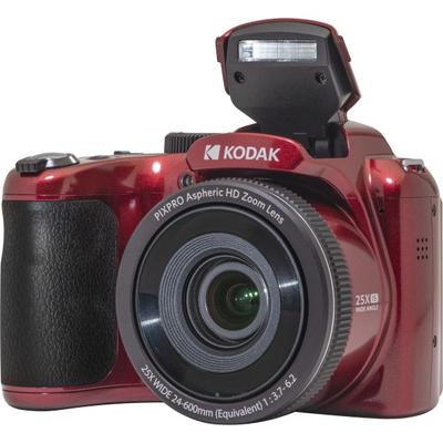 Kodak Pixpro Az255 16.4 Megapixel Compact Camera - Red - 1/2.3" Bsi Cmos Sensor - Autofocus - 3"lcd - 25X Optical Zoom - 4X Digital Zoom - Optical (Is) - 4608 X 3456 Image - 1920 X 1080 Video