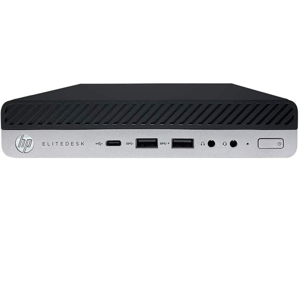 HEWLETT PACKARD CO HP EliteDesk 800G4 Mini Refurbished Desktop PC, Intel i5, 8GB Memory, 256GB Solid State Drive, Windows 10 Pro